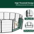thumbnail image 7 of Cozgesto Dog Playpen Puppy Playpen Portable Pet Outdoor Dog Fence Run Barrier for Medium/Large/Small Dogs Dog Pen Indoor for RV Camping Garden Yard(24 Panels), 7 of 7