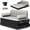 Gray&Style1, variant on Uforic Queen Size Air Mattress with Built-in Air Pump, Brown Bed Skirt and Gray Top Including Repair Kit and Storage Bag, Supports Inflation/Deflation