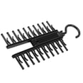 thumbnail image 3 of Closet Storage Tie Rack,  X Hanger with 360 Degree Rotation, Non Slip Clip, Holds Up to 20 Ties or Belts, 3 of 7