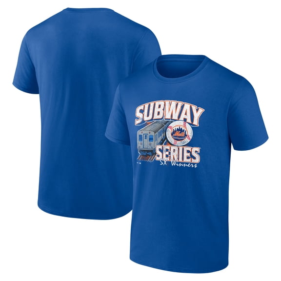 Men's  Royal New York Mets Five-Time Subway Series Winners
