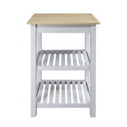 Sunrise Kitchen Island with American Harvest Hardwood Top