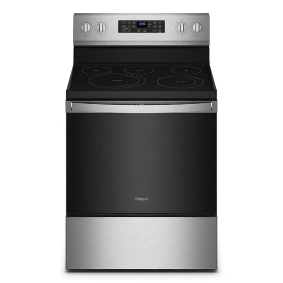 Whirlpool 30 in 5.3 cu ft Electric Range in Stainless Steel