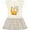 Natural with Stripes, variant on Inktastic My Mimi Loves Me Girls Toddler Dress