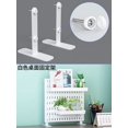 thumbnail image 1 of Kitchen No Punching Pegboard Wall Organizer Panel Shelves For Gamer Room,bathroom Storage Rack Organizer Pegboard Accessories, 1 of 5