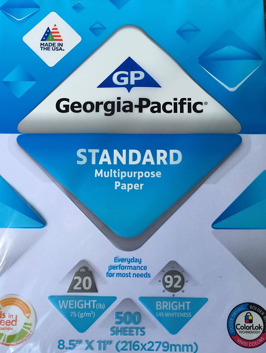 Pacific Copy and Print Paper, 8.5 x 11 Inches Letter Size, 92