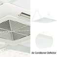 thumbnail image 2 of PENIKOKO White Indoor Air Conditioner Wind Deflector, Multi-Angle Adjustable Vent Guide for Efficient Cooling, 2 of 7