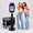 black, variant on VeloTech Height Adjustable iPad & DSLR Photo Booth with Flight Case, RGB LED Selfie Kiosk for Weddings, Parties, Events