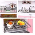 thumbnail image 4 of Lubelski Mini Maison de Poupée Meubles Cuisinière à Musique à DEL Réfrigérateur Jeu d'Imitation pour Enfants Jouet de Cuisine, 4 of 5