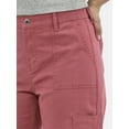 thumbnail image 3 of No Boundaries Wide Leg Cargo Pants, 31.5'' Inseam, Women's and Women's Plus, 3 of 5