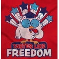 thumbnail image 2 of Tootsie Owl USA Tastes Like Freedom Unisex Plus Size Sweatshirt Brisco Brands 3X, 2 of 5
