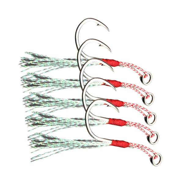 Shop Generic 50PCS High Carbon Steel Barbed Fish Hook Baitholder Fishing  Online