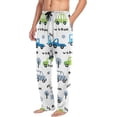 thumbnail image 5 of Cartoon Cars Ghost Pajama Pants, Men's Lounge Pants Light with Drawstring and Pockets, Christmas New Year Birthday Father's Day Gifts, 5 of 7
