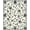 Gray, Pattern 2, variant on Flatwoven High Traffic Area Rug, Gothic Revival Ornamental with Stylized Fleur de Lis and Scroll Borders, Non Slip, Stain Resistant, Washable Area Rugs for Living Room, Bedroom(Black, 6X9)