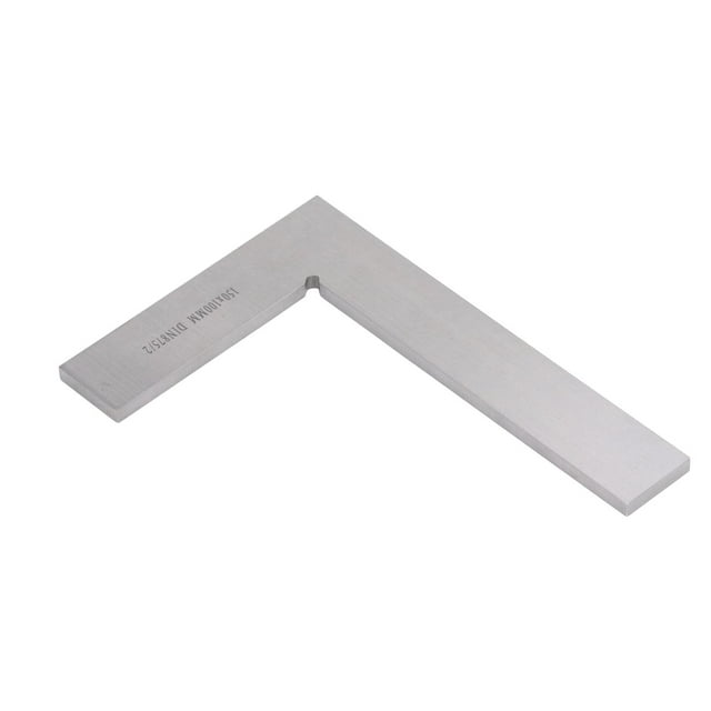 90 Degree L Square, Flat Edge Design 150x100mm Right Angle Ruler Wear Resistance For Construction Woodworking