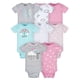 thumbnail image 1 of Conjuntos de pijama de manga corta Gerber para bebé niña, paquete de 8, desde prematuros hasta 12 meses, 1 of 8