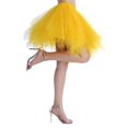 thumbnail image 4 of ChicWind Jupon en Tulle Jaune pour Femmes, 4 of 4