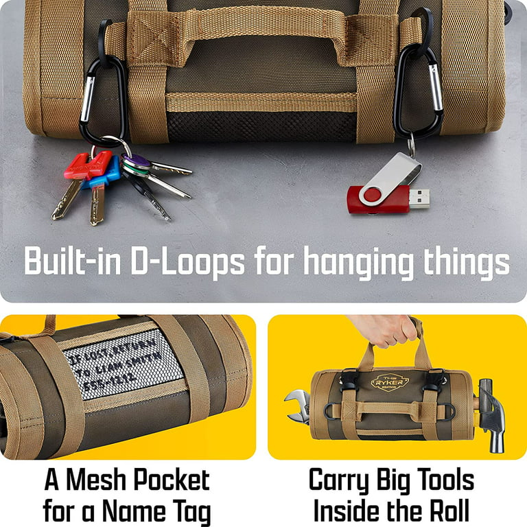 The Ryker Bag Tool Organizers - Small Tool Bag With Detachable Pouches  Heavy