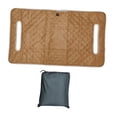 thumbnail image 3 of Funda para Asiento de Carrito de Golf, Funda para Cojín de Asiento, Fácil de Limpiar, Elegante Manta Térmica para Viajes, Golf, Asientos para 2 Person marrón, 3 of 8