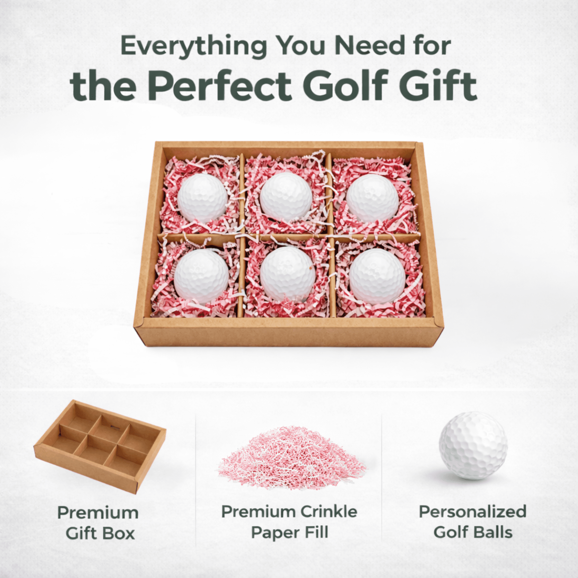 Mother’s Day Golf Gift Set for Mom – Best Mom By Par – 6 Pack Funny Golf Balls Gift Box, Best Mom Golf Balls, Unique Golf Gifts for Women