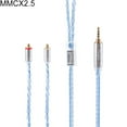 thumbnail image 2 of HIFIHEAR MMCX/2Pin/QDC 16 Core Braided Silver Plated Earphone Balanced Cable, 2 of 8