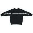 thumbnail image 6 of UQJfacai Girls Boys Valentines Shrits Letter Print Crewneck Sweatshirt Long Sleeve Fleece Pullover Tops Holiday Clothes 3-14 Years, 6 of 6
