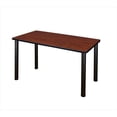 thumbnail image 1 of Regency MT4224CHBPBK 42 X 24 Po Kee Training Table - Pattes de Poteau Cerise et Noires, 1 of 3