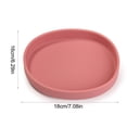 thumbnail image 3 of Assiette à Souper Réutilisable en Silicone 330 ml, Qualité Alimentaire, Compatible Micro-Ondes et Lave-Vaisselle, Ronde 18 cm pour Bébé, Enfant, Tout-Petit, Incassable, Couleurs Assorties, Lot de 1, 3 of 6
