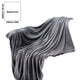 thumbnail image 3 of Frazada Manta de franela de terciopelo gris,suave,a cuadros,para sofá o cama,para todas las estaciones (1 pieza). Rkxzt, 3 of 9