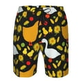 thumbnail image 4 of Disketp Men'S Swim Trunks Hawaiian Breathable Surf Beach Swimsuits Mesh Lining Beach Shorts With Pockets-Farm Goose, 4 of 9