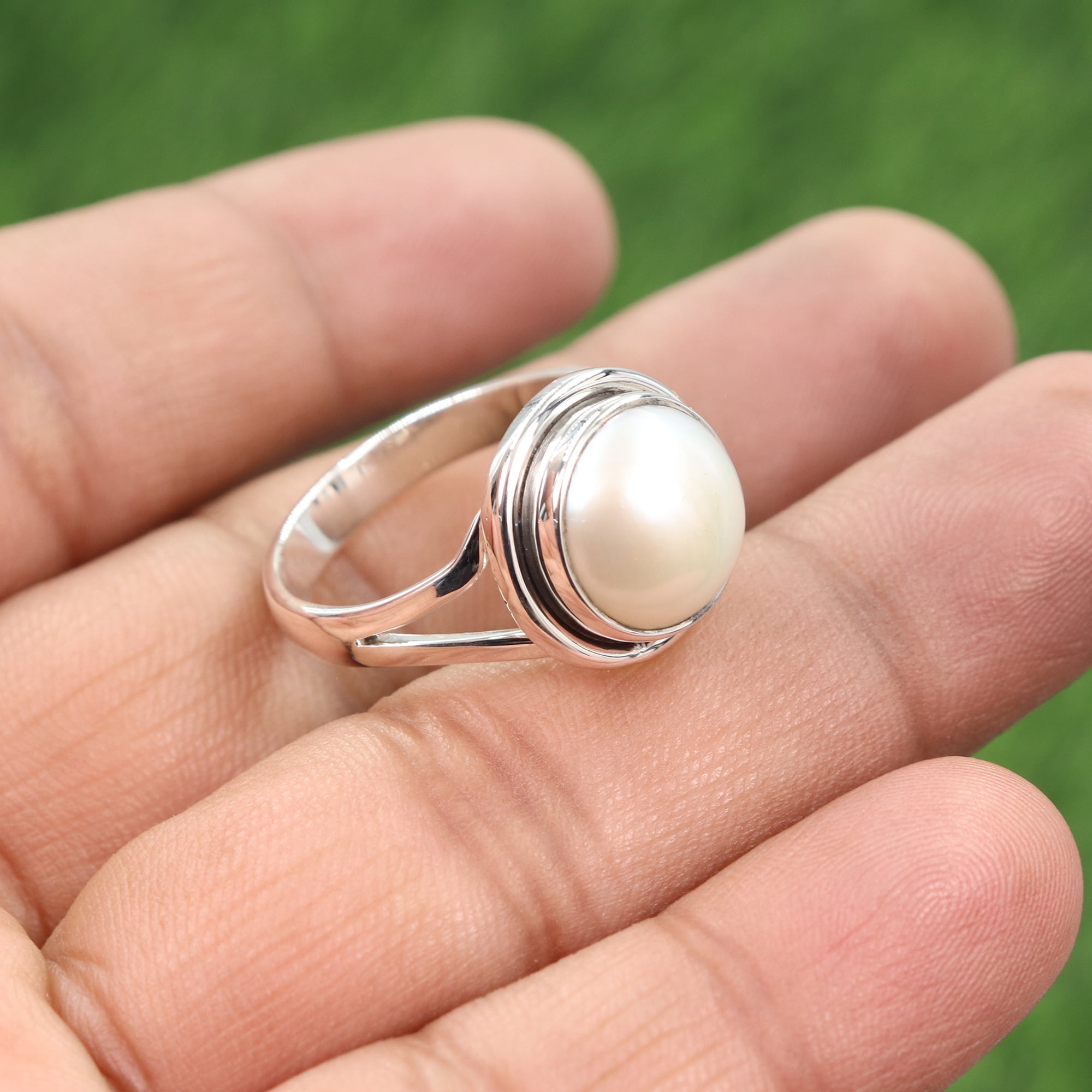 Buy Partywear Trending & Stylish White Pearl Finger Ring For Women & Girls  Online at Low Prices in India - Paytmmall.com