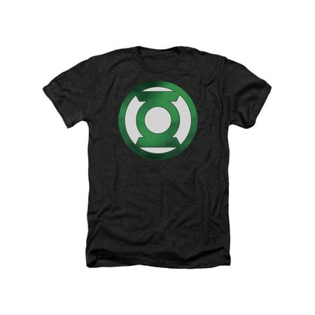 Green Lantern Shaded Logo Superhero Costume Adult Heather T-Shirt Tee