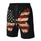 thumbnail image 4 of Fotbe Patriotic USA Butterfly Art Trajes de Baño Estampados para Hombre, Shorts de Verano de Secado Rápido, Ropa de Playa, Bañadores-X-Large, 4 of 6