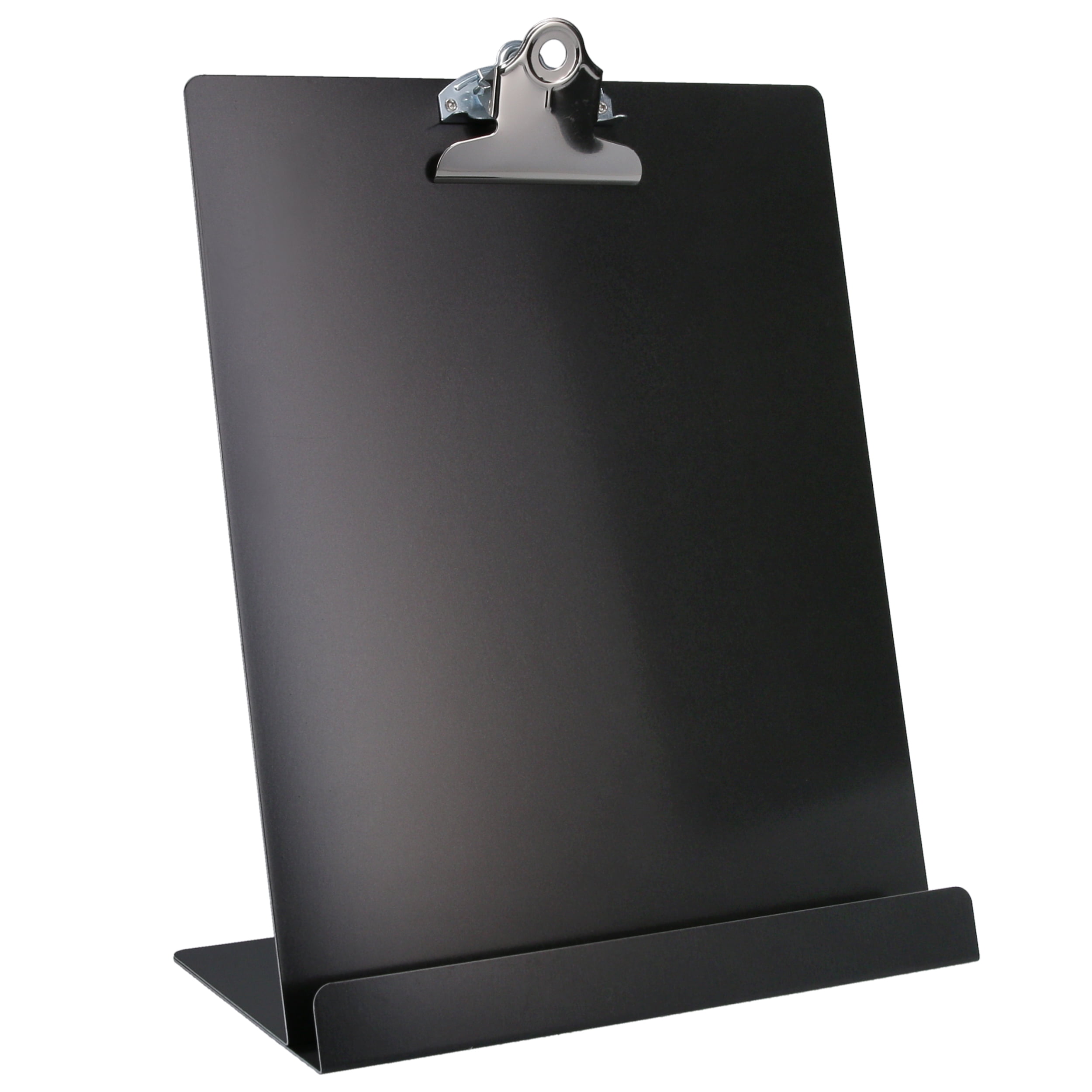 Saunders Aluminum Clipboard and Tablet Stand, A, Letter, Black, Free Standing