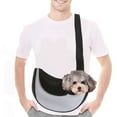 thumbnail image 5 of Pet shoulder bag Teddy out convenient bag Fashion breathable diagonal bag white s, 5 of 5