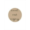 thumbnail image 2 of Mi, Suki 24x32 Gold Ornate Wood Framed with Double Matting Museum Art Print Titled - Cook Eat Enjoy, 2 of 4