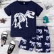 thumbnail image 3 of Playeras De Hombre, Moda De Verano Para Hombre, Informal, Para Playa, Playa, Estampado Digital 3D, Solapa, Botón, Camisa De Manga Corta, Camiseta, 3 of 3