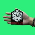 thumbnail image 3 of Dungeons & Dragons Iron-On Patch Natural 20 Ata-Boy 10885, 3 of 3