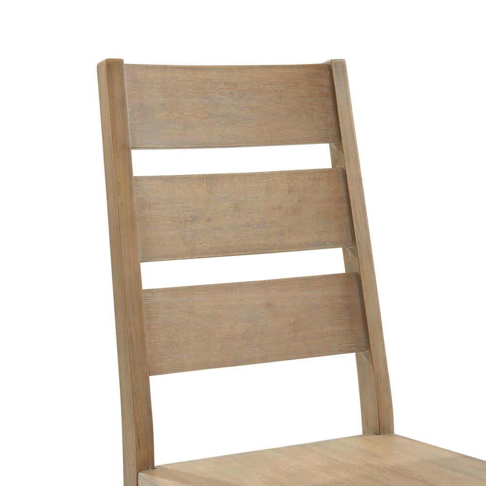 Crosley Furniture Joanna 18" Wood Dining Chair in Rustic Brown (Set of 4)