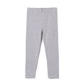 thumbnail image 4 of Toddler Girls Leggings Kids Solid Ankle Length Stretchy Footless Pants for 4-12 Little/Big Girl, 4 of 9