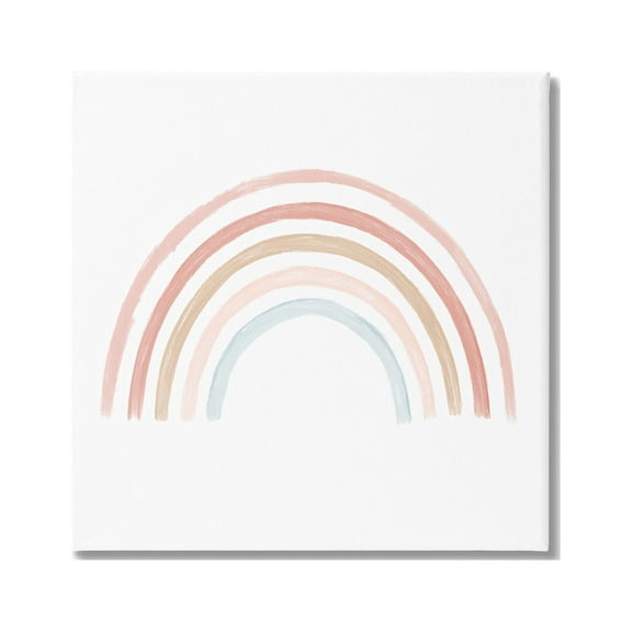 Stupell Industries Pastel Rainbow Arch Illustration Graphic Art Gallery Wrapped Canvas Print Wall Art, Design by Daphne Polselli