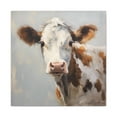 thumbnail image 2 of Cow Painting Print on Canvas | Farmhouse Home Wall Decor, 2 of 4