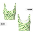 thumbnail image 5 of Picia Daisies Flowers Sports Bra for Women,Padded Strappy Sports Bras Medium Support Yoga Bra with Removable Cups,Running Yoga Bra-Large, 5 of 9