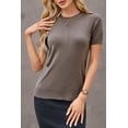thumbnail image 7 of Arach&Cloz Women's Wool Blend Business Casual Loose Fit Summer Sweaters Outfits, 7 of 7