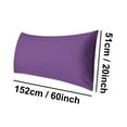 thumbnail image 3 of PiccoCasa Egyptian Cotton Pillowcases, Envelope Pillow Covers, Jumbo Deep Purple 1, 3 of 7