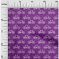 thumbnail image 1 of oneOone Cotton Poplin Fabric Dot & Bicycle Block Decor Fabric Printed BTY 56 Inch Wide, 1 of 4