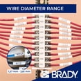thumbnail image 5 of Brady Authentic (M21-187-C-342) Tubo termorretráctil PermaSleeve para paneles eléctricos y de control, mazo de cables negro sobre blanco, para impresoras M210 M210-LAB M211 BMP21-PLUS y BMP21-LAB .335, 5 of 5