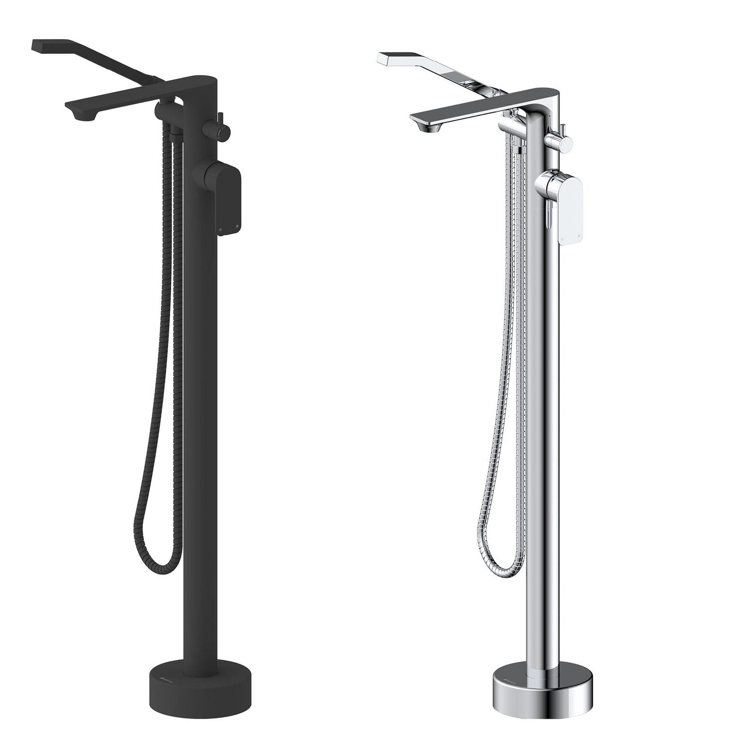 akuaplus® ELENA Freestanding Bathtub Faucet with Hand Shower 2-way