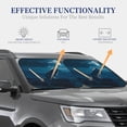 thumbnail image 4 of Haiem Lonely Night Wolf Car Windshield Sun Shade (2 Pieces) Foldable Windshield Sun Shade Car Accessories for Truck SUV Pickup-Large, 4 of 7