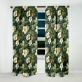 thumbnail image 2 of Designart "Palm Oasis Dream I" Tropical Blackout Curtain Single Panel, 2 of 4