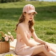 thumbnail image 4 of 2026 Marine Life Printed Baseball Cap, Ocean Creatures Embroidery Cap, Garden Morning Baseball Cap,Adjustable Lightweight Casual Soft Cotton Sun Hat for Women(Crab), 4 of 7
